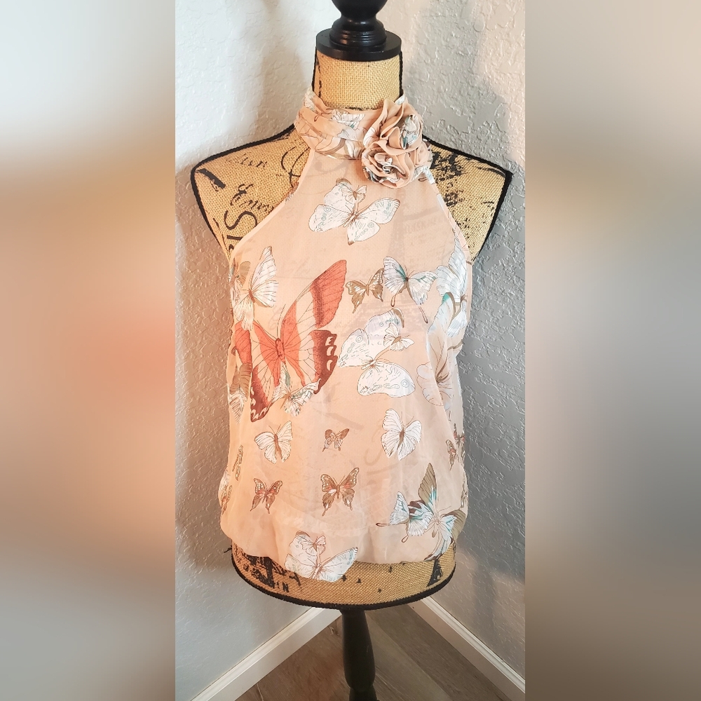 Charlotte Russe butterfly top